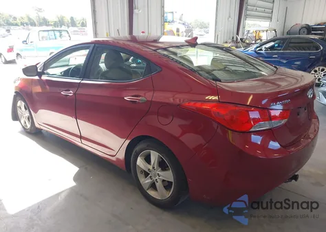 2013 Hyundai Elantra Gls из США, поврежденный, VIN 5NPDH4AE1DH453435
